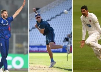 England includes three uncapped players in te