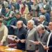 Newly elected MNAs sworn amid chaotic scenes, protest by PTI-backed members