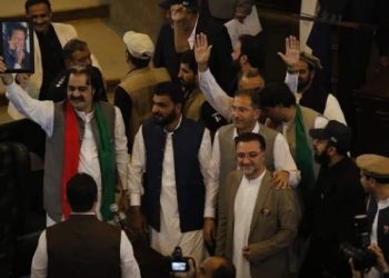 Ali Amin Gandapur elected KP CM, demands CEC’s resignation in fiery victory speech