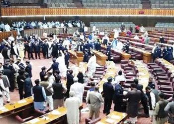 NA passes resolution seeking extension in 7 ordinances amid protest