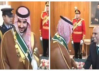 President Zardari confers Nishan-e-Pakistan on Saudi Prince Khalid bin Salman