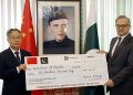 China hands over $100,000 cash assistance for rain-hit areas in Balochistan, KP