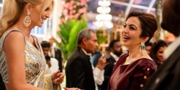 Ivanka Trump graces Anant Ambani’s pre-wedding bash in dazzling sari