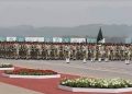 Armed forces show military might on Pakistan Day
