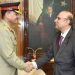 COAS calls President Zardari, discuss security situation