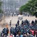 Bangladesh protesters set state TV HQ ablaze, 19 killed, internet cut