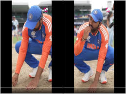Rohit Sharma reveals reason of eating soil after winning World Cup