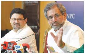 Shahid Khaqan, Miftah Ismail launch ‘Awaam Pakistan’