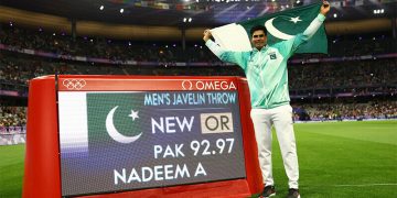 Arshad Nadeem wins Olympic gold after 32-year wait in javelin