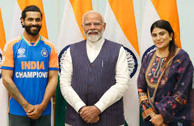 Indian All-rounders Ravindra Jadeja joins BJP