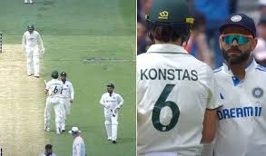 Virat Kohli fined 20% of match fee for shoulder bump with Konstas