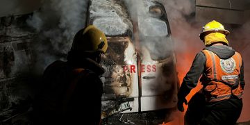 Israeli strike kills 5 Palestinian journalists