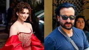 Indian actor Urvashi Rautela apologizes to Saif Ali Khan over her comment
