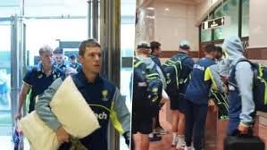 Australian cricket team arrives Lahore