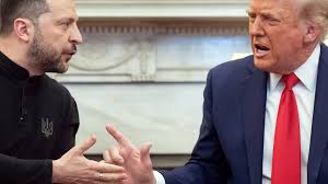 Trump-Zelensky clash in Oval Office shouting match