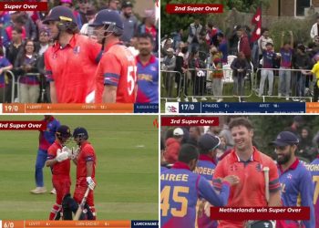 Netherlands and Nepal overdeliver in first ever triple Super Over tussle