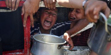 Trump says US to set up food centers in Gaza to address ‘real starvation’