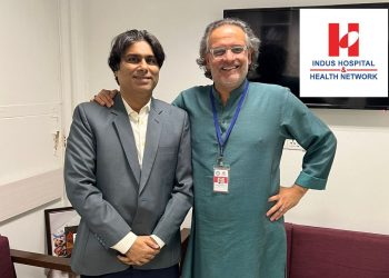 President of Metro One News and Project Director of Voice of Sindh visit Indus Hospital