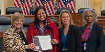SAIRA PETER, WORLD’S FIRST SUFI OPERA SINGER,RECEIVES PRESTIGIOUS AWARD AT US HOUSE OF CONGRESS